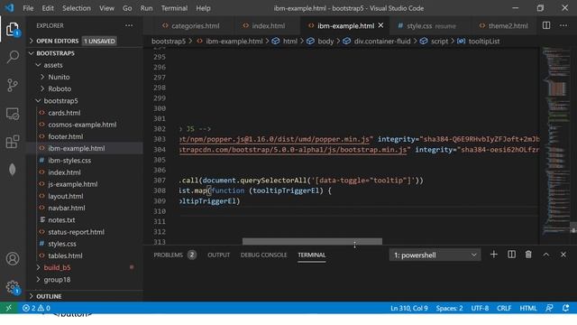 Bootstrap 5 Tutorial For Beginners #22 - Bootstrap Tooltips Tutorial смотреть онлайн