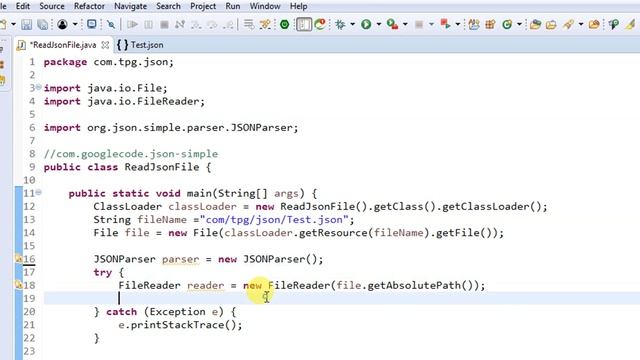 Reading and Parsing JSON Files Using org.json in Java смотреть онлайн