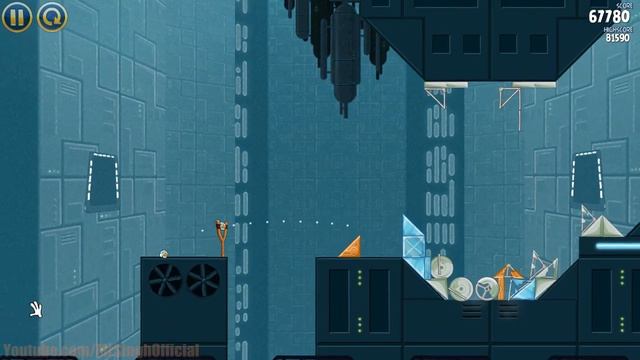 Angry Birds Star Wars - Death Star Level 2-22 3Stars Walkthrough Star Wars Death Star Level 2-22 смотреть онлайн