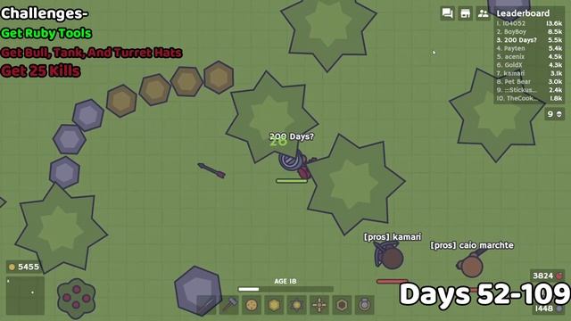 I Survived 100 Days In Hacker Infested Moomoo.io, But I Have Hardcore Challenges смотреть онлайн