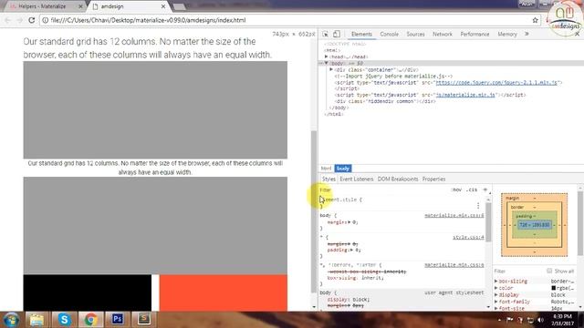 Materialize css tutorial in hindi - Helper Class смотреть онлайн