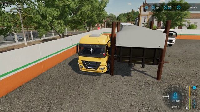 Caminhão Mercedes Atego Um Dos Melhores Caminhões do Farming Simulator 22 смотреть онлайн