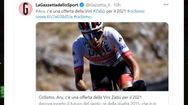 Ciclismo 🚴 FABIO ARU emularía a NAIRO 🚴 COLOMBIANO a un Paso del EF PRO CYCLING смотреть онлайн