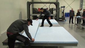 Изготовление сэндвич панелей для фургонов на линии SPL-1 2C