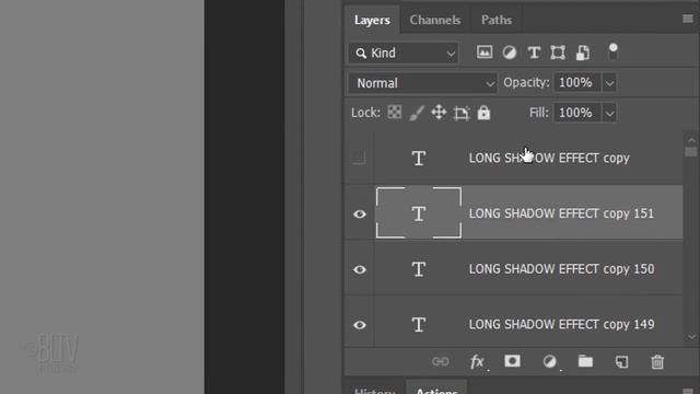 Photoshop QUICK Tip: Easiest Way to Create Long, Solid, Drop Shadows! смотреть онлайн