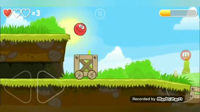 Прохождение игры про красный мячик (2часть!) смотреть онлайн