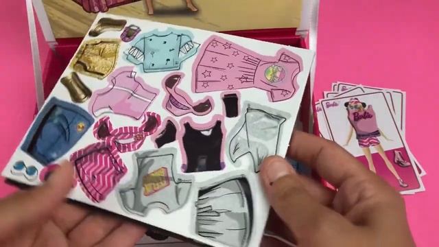 Paper Doll Dress Up Barbie No Hair VS Rainbow Hair Makeover Barbie Transformation Handmade 5 смотреть онлайн