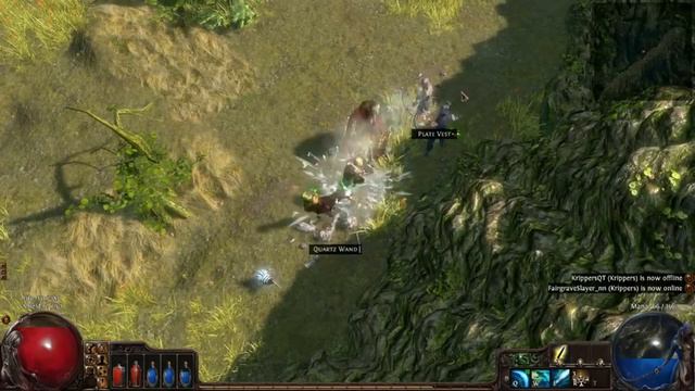 Path of Exile - Gameplay Walkthrough Part 7 - Act 2 - Forest Encampment, Old Fields, The Cave смотреть онлайн
