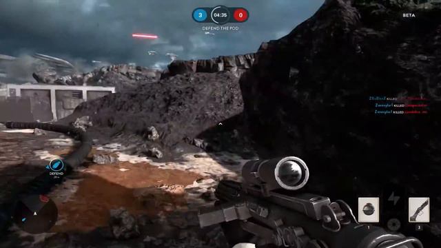 Как я играл в Star Wars: Battlefront (BETA) — #3 "Drop Zone" (ФИНАЛ) смотреть онлайн
