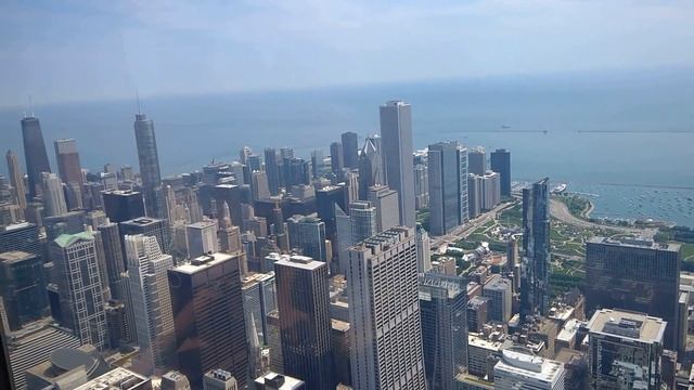 Willis Tower Chicago 2016.(Sears Tower)Skydeck Views! смотреть онлайн