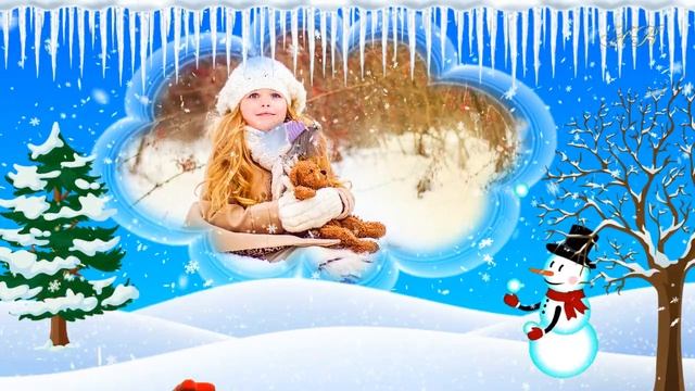 Снеговик - бесплатный детский проект ProShow Producer смотреть онлайн