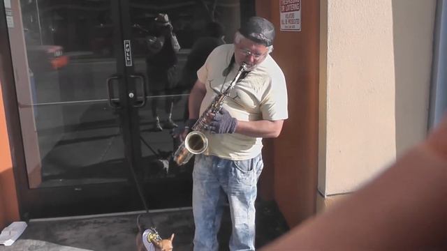 Sam The saxophone man Pacific Beach, Ca June 2014 смотреть онлайн