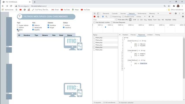 Filtros de Búsqueda Múltiples con Checkboxes [PHP : PDO, AJAX ] смотреть онлайн