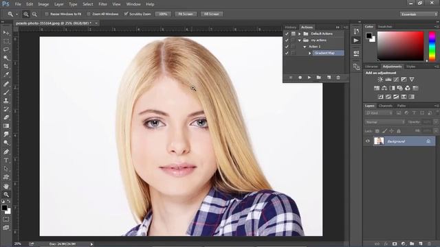 How to Create Photoshop Actions | Photoshop Urdu hindi Tutorials смотреть онлайн