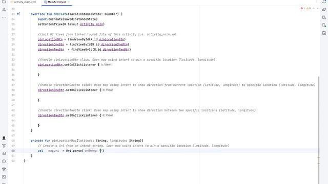 Google Map Intent | Android Studio | Kotlin смотреть онлайн