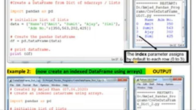 Use of ndarray in python dataframe with Gaurav Pandey смотреть онлайн