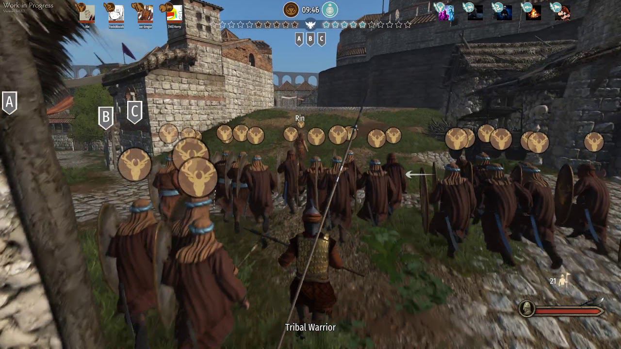 Mount and blade 2 Bannerlord Aserai vs Khuzait, Guards smash the enemy смотреть онлайн