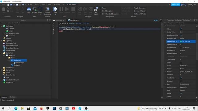 How to make a start screen! (Roblox Studio!) (Script in description!) смотреть онлайн