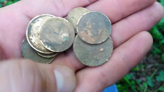 Коп в лесу порадовал серебряная монета! Поиск монет с мд minelab go find смотреть онлайн