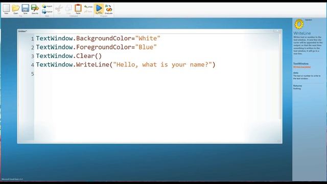 #2 Learn Small Basic Programming - Input, Output & Variables смотреть онлайн