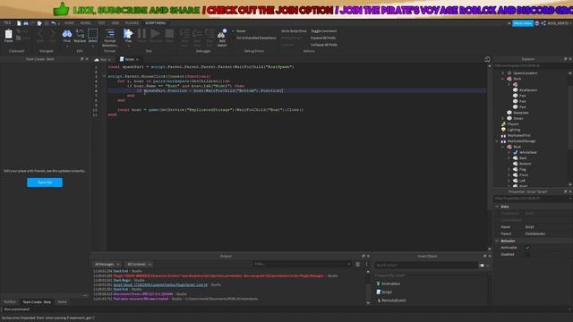 ROBLOX Studio | BOAT SPAWNER смотреть онлайн