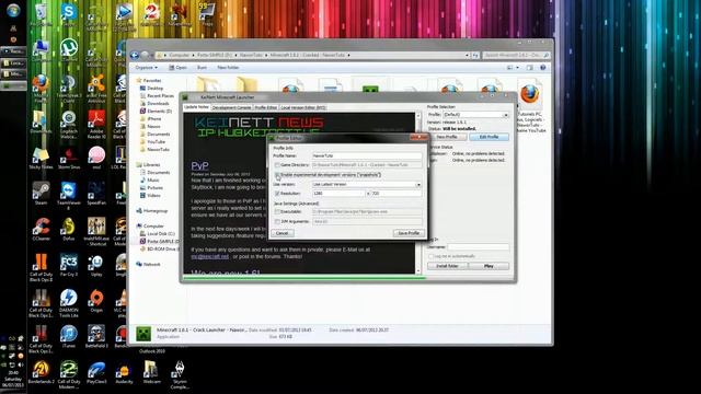 [TUTO] Cracker Minecraft 1.6.2 [FR] [64 Bits Debug] [1080p] смотреть онлайн