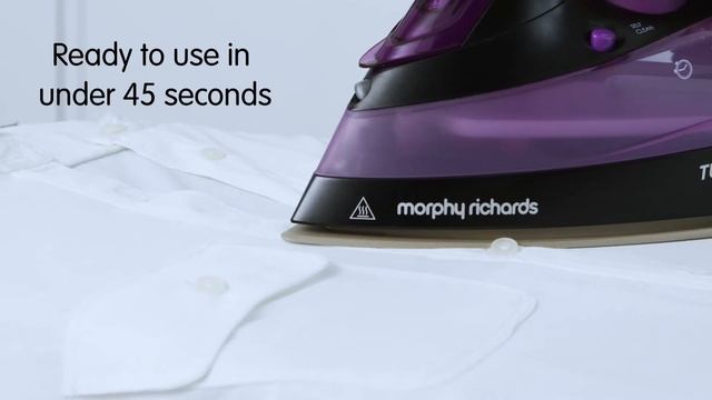 Morphy Richards TURBOSTEAM: Our Most Powerful Range of Steam Irons смотреть онлайн