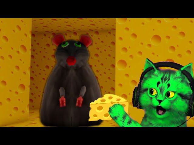 эта большая крыса преследует меня! Побег из сыра ⏪Cheese Escape Horror⏪ Огромная крыса нападает! смотреть онлайн