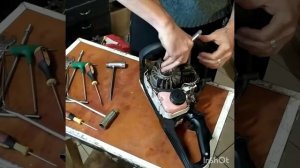 Не заводится бензопила "Stihl MS-180".