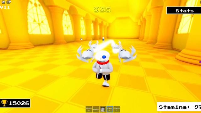 Playing as Sans vs Chara in Undertale Endless Route Roblox смотреть онлайн