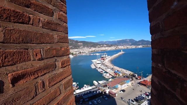 ?? ALANYA Потрясающие виды на Аланию Я на вершине Красной Башни смотреть онлайн