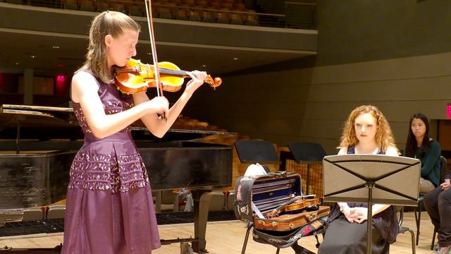 Kate Hausladen performs Lalo at a Master Class given by Rachel Barton смотреть онлайн