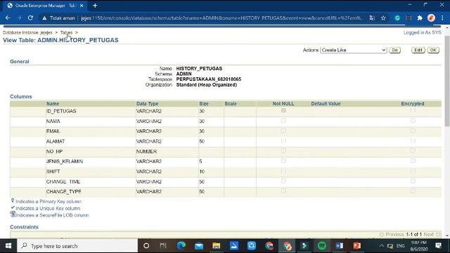 RESPONSI TA ORACLE ADMINISTRATOR D - PEMBAHASAN PROJECT PERPUSTAKAAN смотреть онлайн