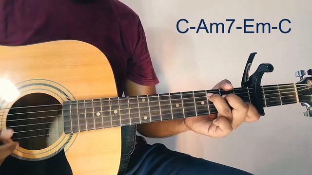 chandni Raat - Ali Sethi | Easy Guitar Chords Lesson смотреть онлайн