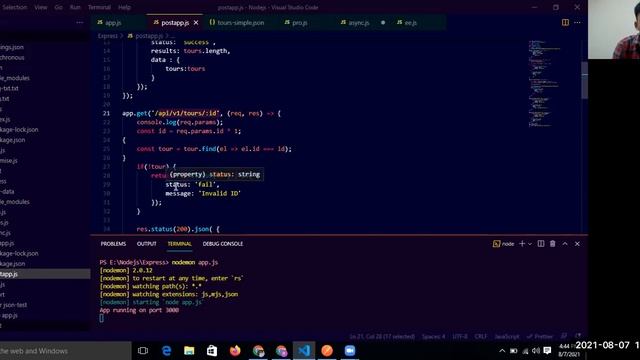 Starting Our API: Handling GET, POST, PATCH & DELETE Requests & Responding to URL Parameters смотреть онлайн
