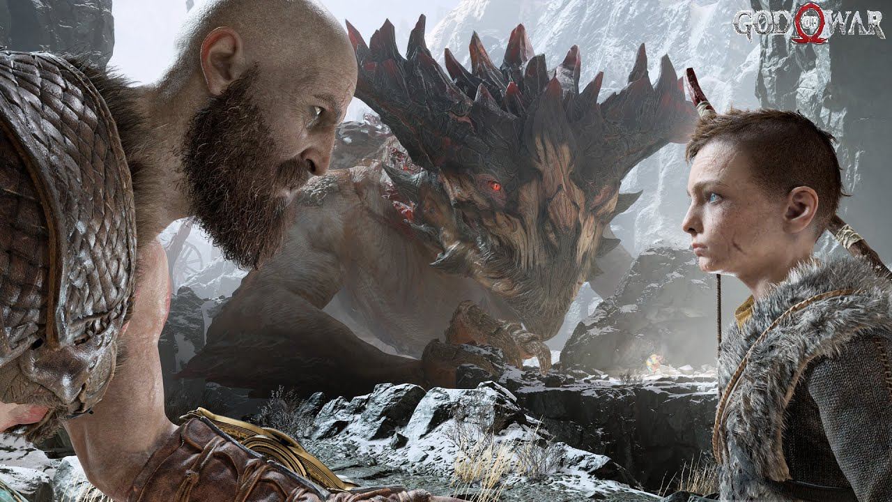 Прохождение GOD OF WAR 4 — Часть 8: Битва с Драконом - Хлесрил