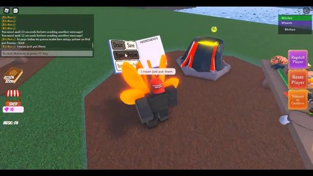 NEW How to make Bee wings potion. (Wacky wizard) смотреть онлайн