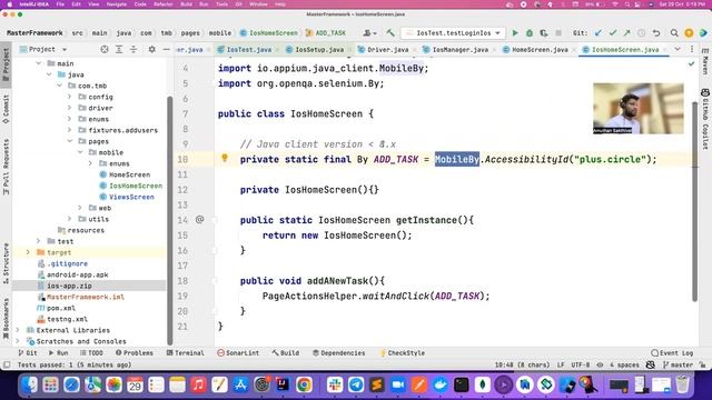 Part 21 | Creating iOS test in Appium | iOS locator strategies in Appium | Master Framework смотреть онлайн