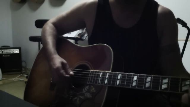 A bit of JC in the rain... (Gibson Hummingbird True Vintage) смотреть онлайн