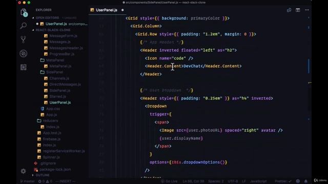 2. Slack clone in React Js with FIirebase database | Build Full Slack App in React JS | Part - 2 смотреть онлайн