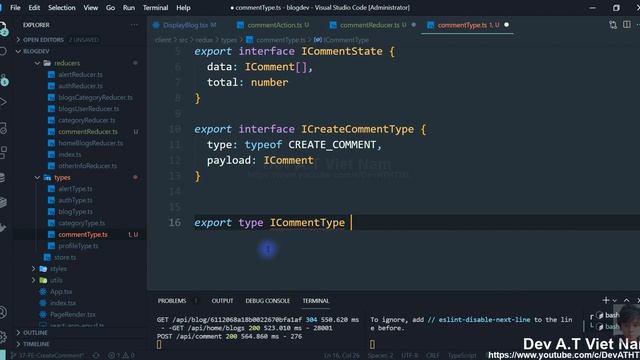 BLOG APP #38 [ FE ] CREATE COMMENT [2] | MERN STACK + TYPESCRIPT + REDUX смотреть онлайн
