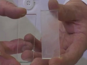 Химия. Опыты. Неорганика. Травление стекла фтороводородом