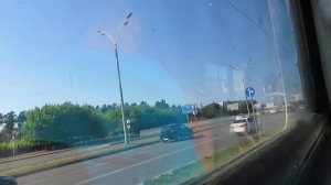Поездка на трамвае 71-605 (КТМ-5М3) № 062 по маршруту №10 в Набережных Челнах. (20.06.2021)