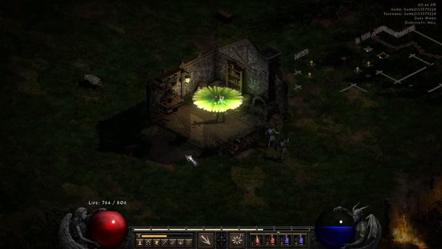 Diablo II: Resurrected - No Commentary - Necromancer Poison Nova SSF - Act 1 Hell Part 1 смотреть онлайн
