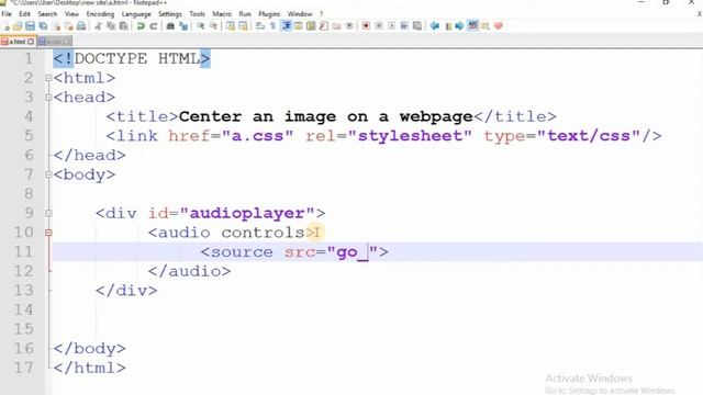 MAKE YOUR AUDIO PLAYER CENTER ON YOUR WEB PAGE IN YOUR WEBSITE 2020 смотреть онлайн