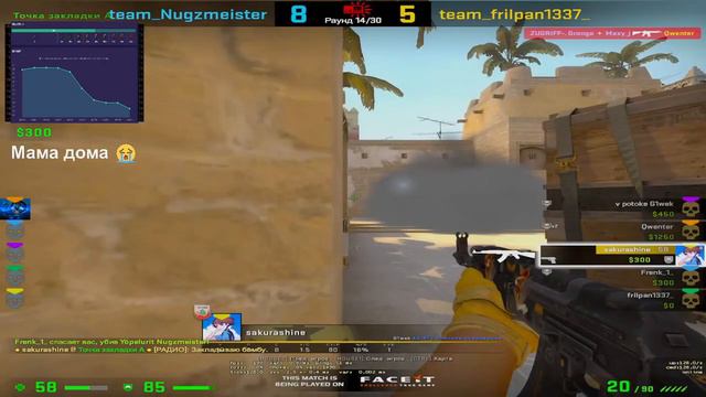 QWENTER ПРО 42 ИГРЫ RACHELR / 7 lvl faceit PREM (CS:GO) смотреть онлайн