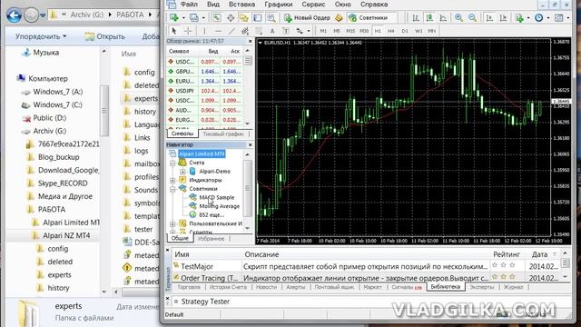 Как установить советник или индикатор в MetaTrader 4? (build 604+) смотреть онлайн