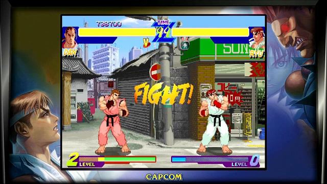 Street Fighter Alpha: Warriors' Dreams (PlayStation 4) Arcade as Dan смотреть онлайн
