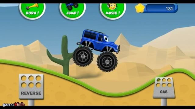Monster Truck - Game for boys - Sports Car Monster Truck - Kids Car Race смотреть онлайн
