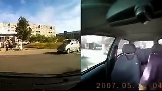 ДТП.Вот так пропустил пешеходов смотреть онлайн